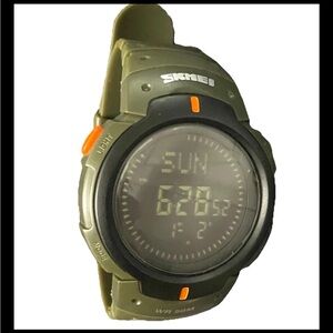 SKMEI 1231 Multifunctional Digital 50m Waterproof Sports Men's Watch EUC